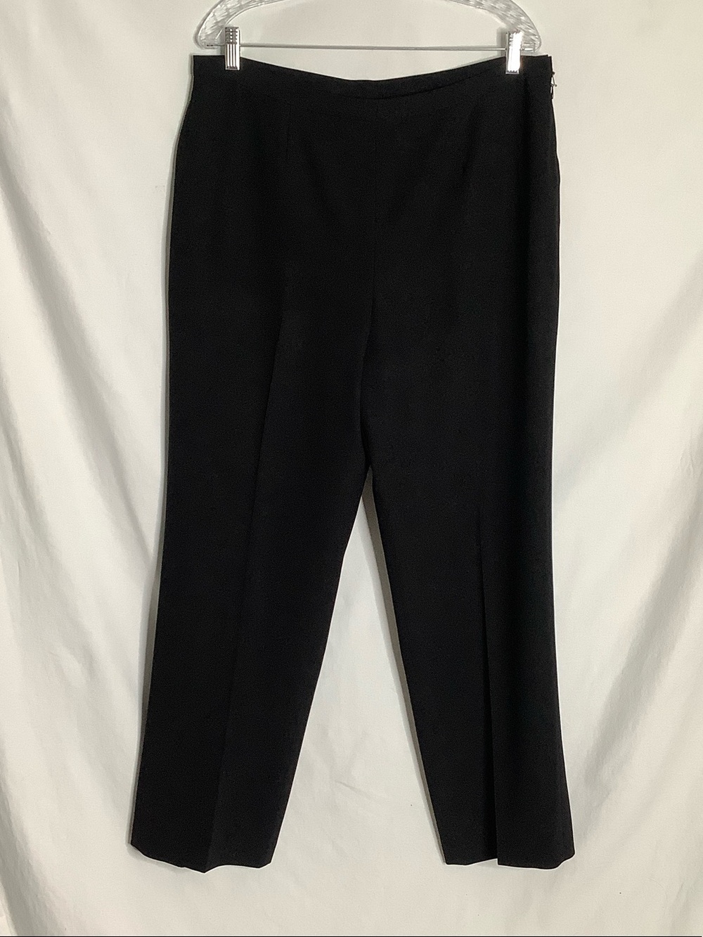 Women's Black Straight Leg Dress Pants Size 14 Career Office Business